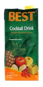 BEST COKTAIL JUICE TETRAPAK