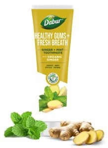 DABUR TOOTHPASTE GINGER+MINT