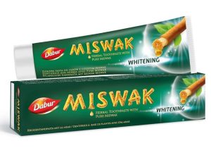 DABUR TOOTHPASTE MISWAK WHITENING 6X100