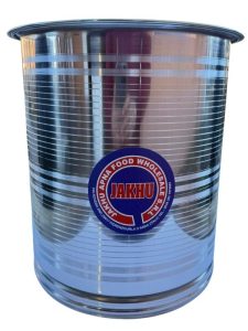 Jakhu steel atta drum