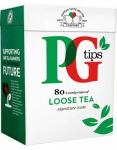 PG TIPS TEA BAGS 80'S